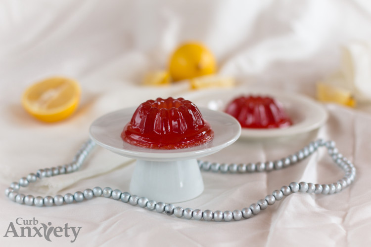 Healthy Lemon Gelatin Dessert